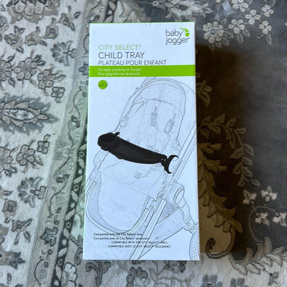 NEW Baby Jogger City Select Child Tray unopened box